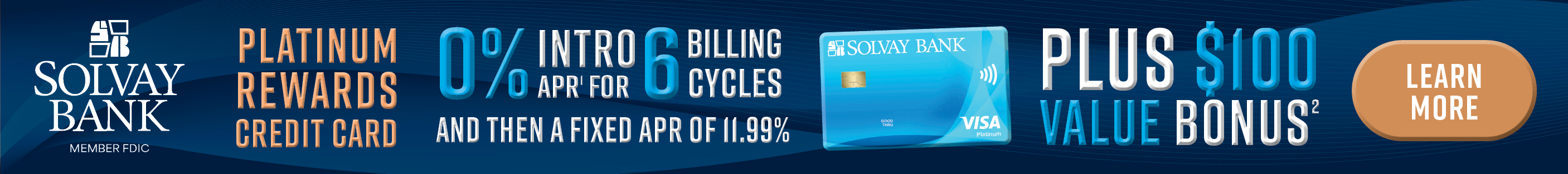 $100 Bonus 0% APR Credit Card Special